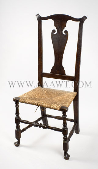 Queen Anne Side Chair
New England
18th Century, entire view
